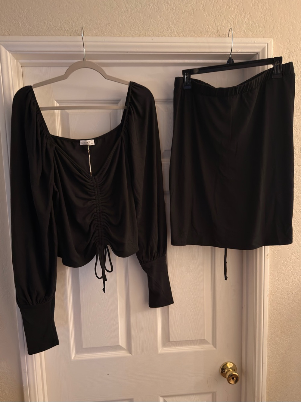 Target Black Two-Piece Skirt Set